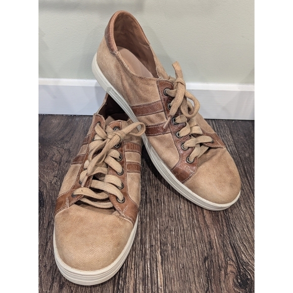 Bed Stu Lighthouse Tan Leather Retro Sneakers Size 11.5 - Picture 1 of 11